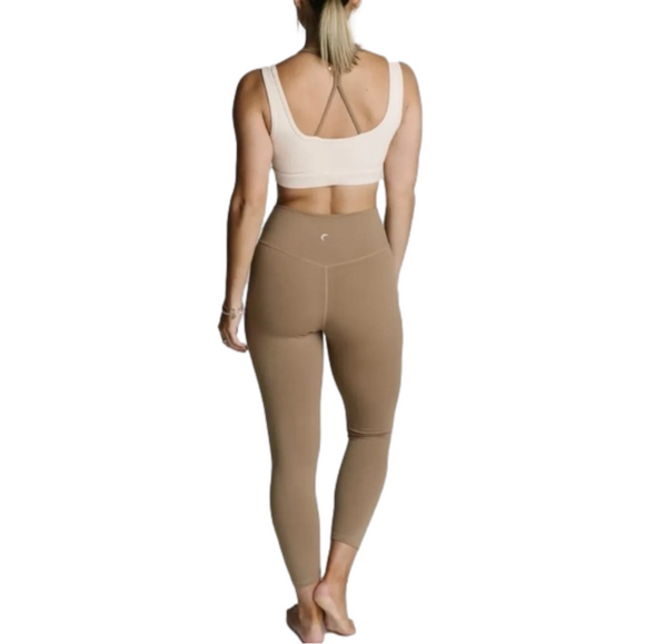 ZYIA Active Cocoa Streamline Hi-rise Leggings 7/8 24" NWT - Picture 2 of 7